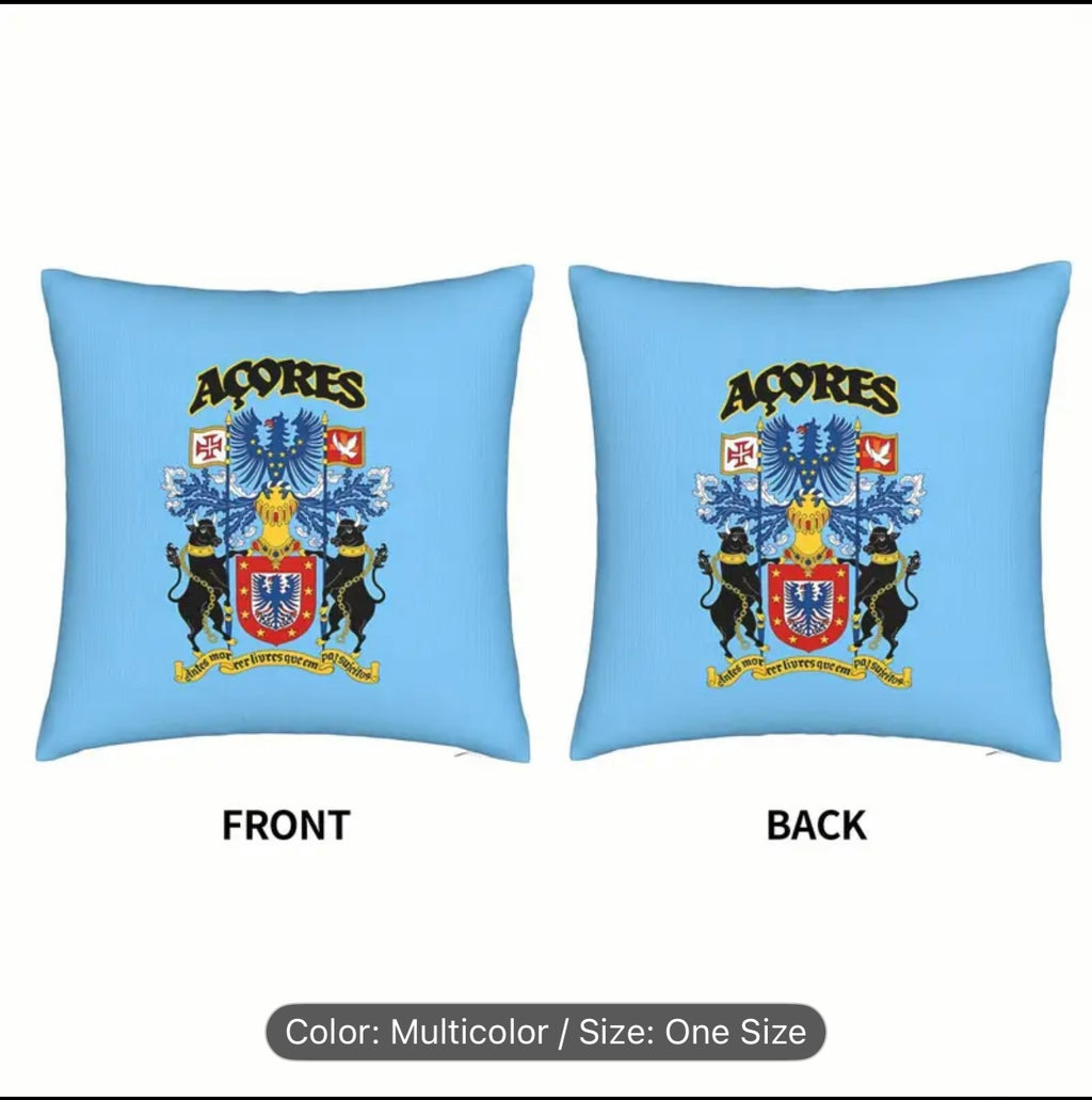 ACORES PILLOW BLUE WITH INSERT 18X18 DOUBLE SIDER