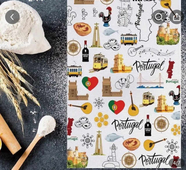 PORTUGUESE KITCHEN TOWELS  18X26 INCH