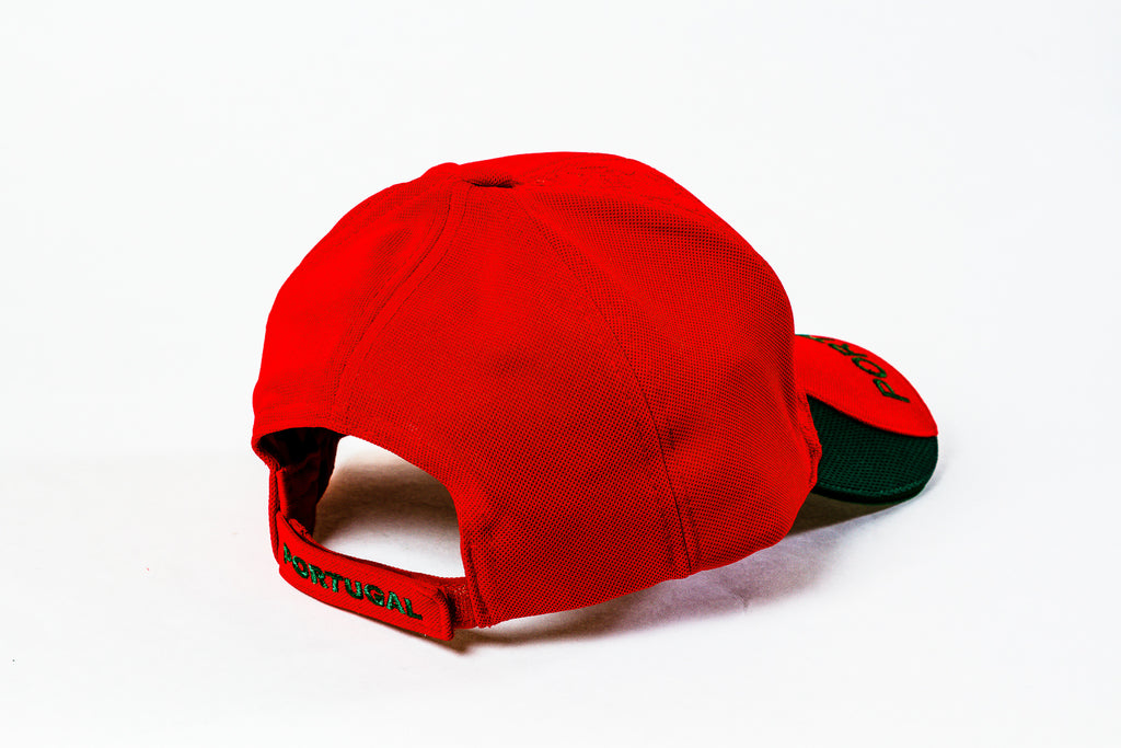 Portugal Baseball Cap w/ Embossed Logo on Panel