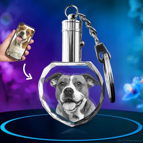 3D CRYSTAL KEYCHAINS
