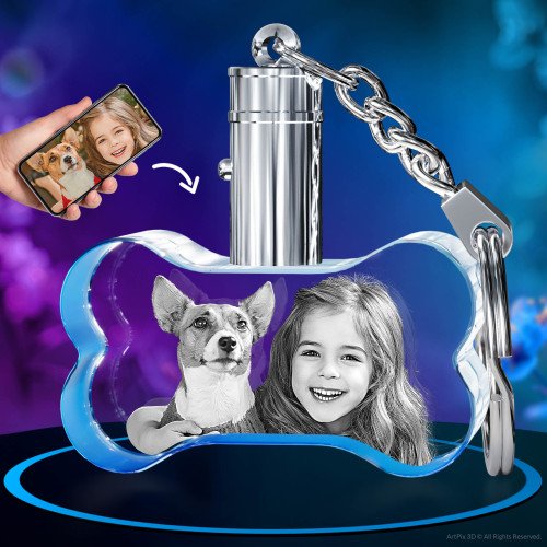 3D CRYSTAL KEYCHAINS
