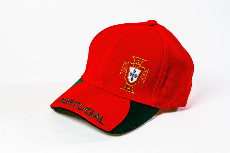 Portugal Baseball Cap w/ Embossed Logo on Panel