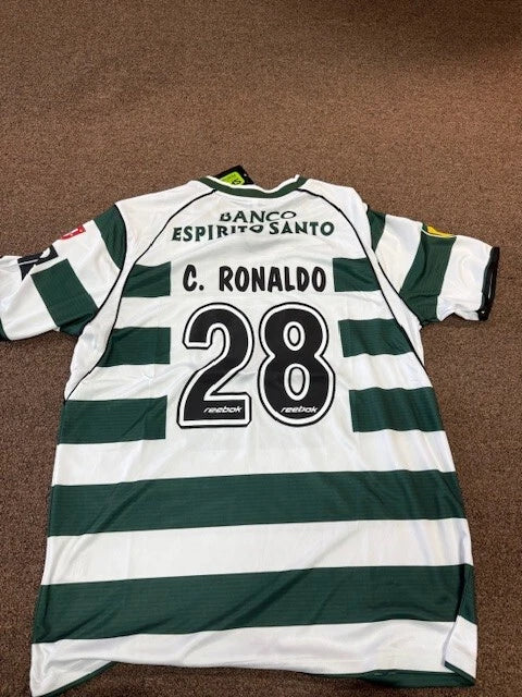 Cristiano Ronaldo Sporting jersey Retro