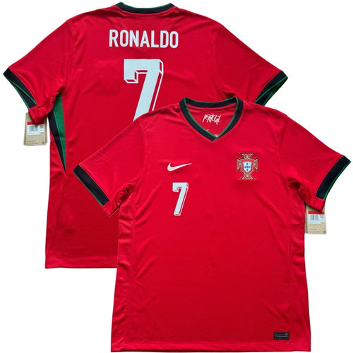 2024 Portugal Home Jersey #7 Ronaldo Nike
