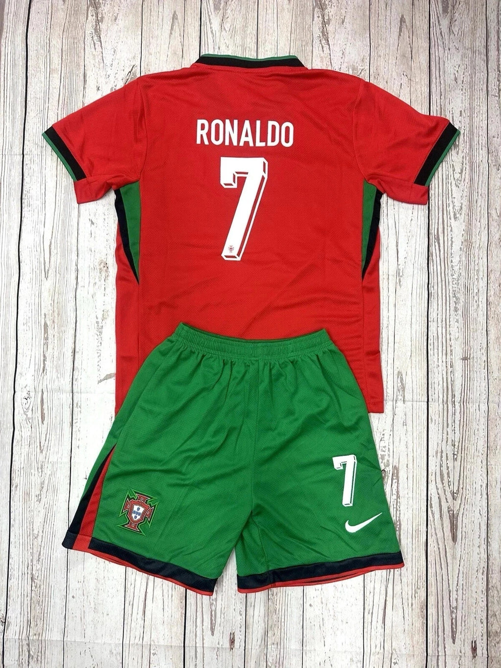 Nike Cristiano Ronaldo #7 Portugal Home Jersey Kids