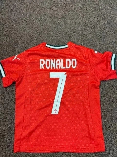 Portugal Ronaldo #7 Youth Kids Puma Home