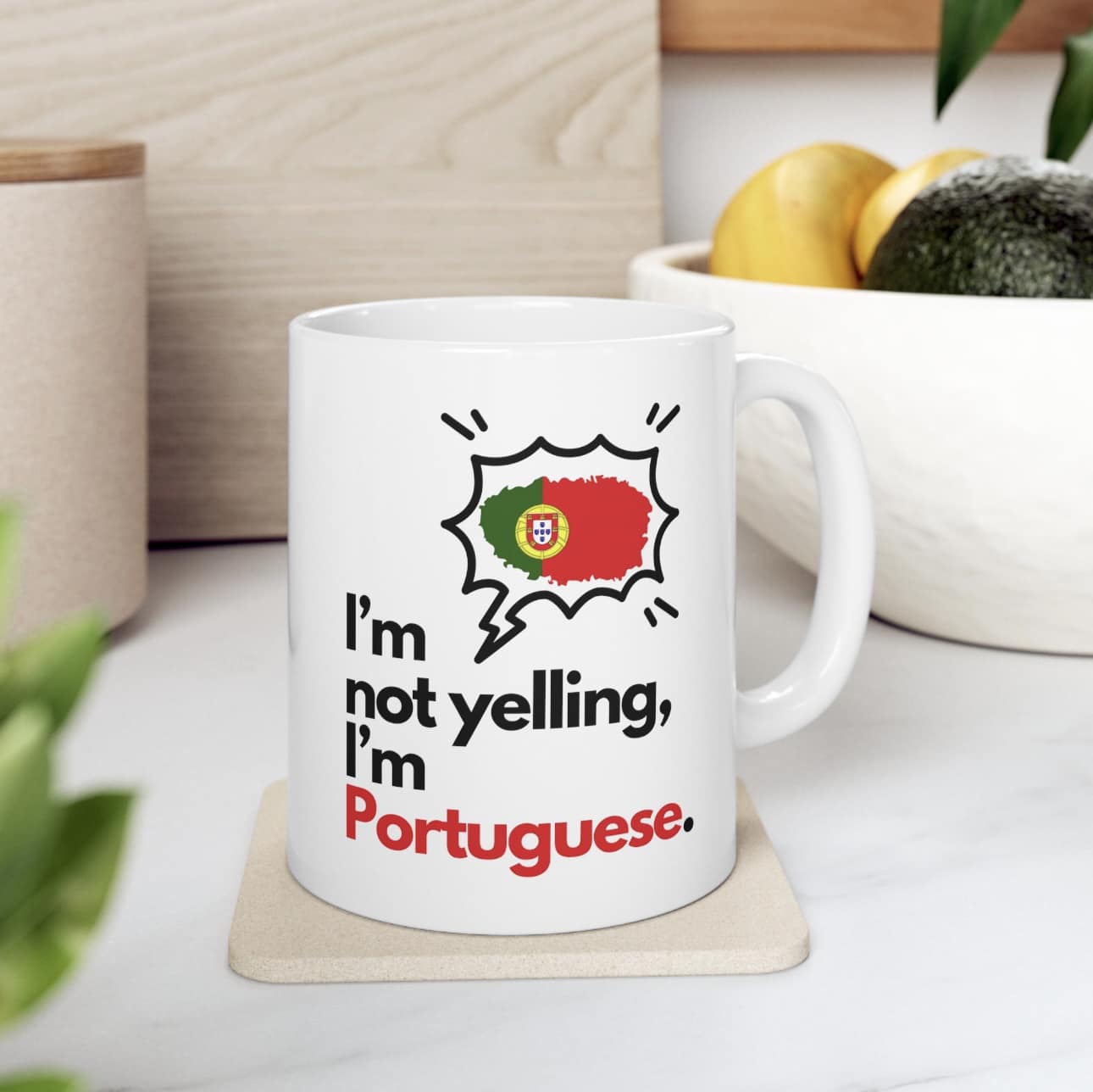 COFFEE CUP -IAM NOT YELLING